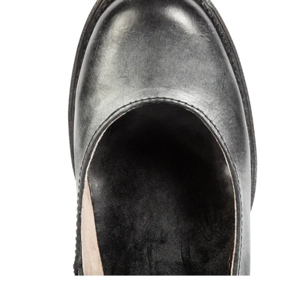 NWOB Freebird by Steven Randi Heels Black Leather Size 9 - Worn once in house - Picture 13 of 14